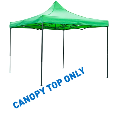 10' x 10' Square Replacement Canopy Gazebo Top Assorted Colors By Trademark Innovations (Lime Green)