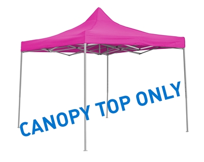 10' x 10' Square Replacement Canopy Gazebo Top Assorted Colors By Trademark Innovations (Pink)