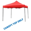 10' x 10' Square Replacement Canopy Gazebo Top Assorted Colors By Trademark Innovations(Red)
