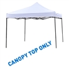 10' x 10' Square Replacement Canopy Gazebo Top Assorted Colors ByTrademark Innovations (White)