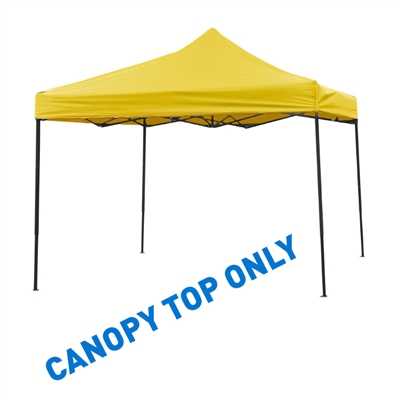 10' x 10' Square Replacement Canopy Gazebo Top Assorted Colors By Trademark Innovations (Yellow)w