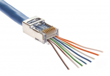 Shielded EZ-RJ45 for CAT5e & CAT6