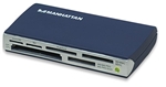 Multi-Card Reader/Writer Hi-Speed USB, External, 60-in-1, Blue