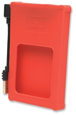 Drive Enclosure Hi-Speed USB 2.0, SATA, 2.5"", Red