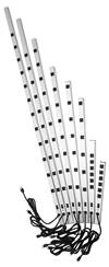 15A 6 Outlet Vertical Strip w/ switch, 15 ft. cord - 36" Long -NEMA 5-15R