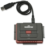 Hi-Speed USB to SATA/IDE Adapter 3-in-1 with One-Touch Backup