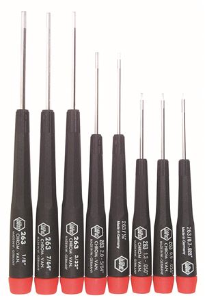 Precision Hex Inch 8Pc Set .028 - 1/8"  