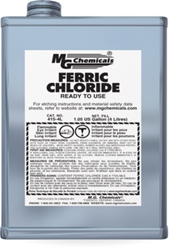 Ferric Chloride (Copper Etchant), 4 litres (1 gallon)
