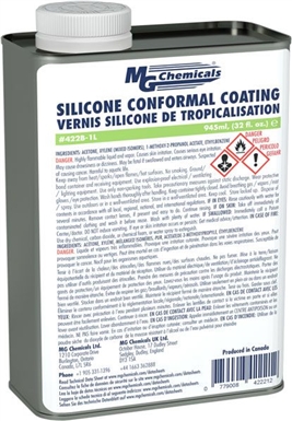CONFORMAL COATING - SILICONE, WITH UV INDICATOR, 945 ml, Liquid