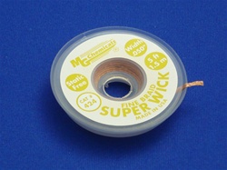 Static Free Super Wick, Size No.(2), Width(.050"), Colour Code(Yellow), Length(1.5M)