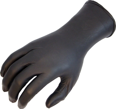 Nitrile N-DEX NightHawk Black  Disposable Gloves ESD Non-sterile Powder-free