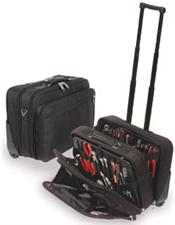 W525, 9 In. Rolling Soft Laptop/Toolcase-Holds 2 Optional Wp Pallets 18.50x13.50x9.25