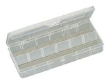 Plastic Box w/dividers 260 x 115 x 43.5 mm