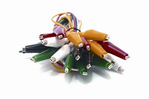 Multi-color Insulated "Alligator" Lead Set - 10 leads