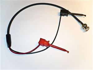 Black Mini-Plunger to BNC Male RG58, 48" RG58C/U Coax