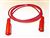 Red Insulated Mini-Alligator Clip on Both Ends, 24" 20G PVC