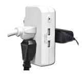 EMF-3 Three Outlet Surge Protector with 2 USB Chargers