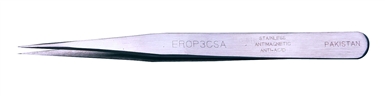 Tweezer straight short, Micro Fine, Anti-magnetic, Stainless steel