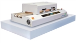 High temperature conveyor reflow oven with 41" (1042mm) long heating tunnel for low volume lead-free surface mount assembly.