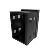 18U Swing-out wall rack cabinet 24in wide, 26.78in deep