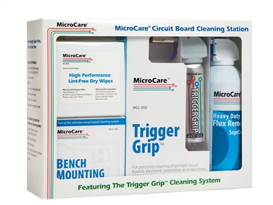 Trigger Grip Circuit Board Cleaning Station