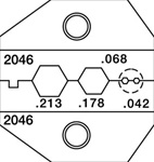 PA2046 DIE Thinnet, BNC/TNC, Mini-UHF (50/75ohm) - RG58/174 Die