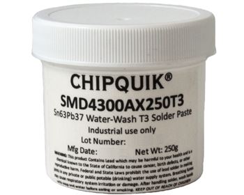 Solder Paste in jar 250g (T3) 63Sn/Pb37 water washable