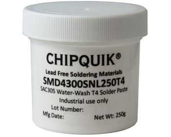 Solder Paste in jar 250g (T4) SAC305 water washable