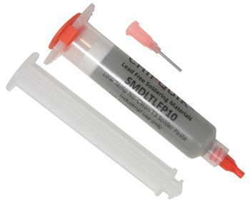 Solder Paste no clean Sn42/Bi57.6/Ag0.4 Low Temp 138C in 10cc syringe 35g (T3)