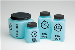 16oz Square Bottle with lid, Static Safe Dissipative Bottles