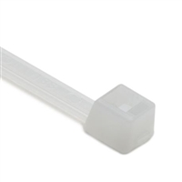 T40R9C2 - Cable Tie, 8" Long, UL Rated, 40lb Tensile Strength, PA66, Natural, 100/pkg