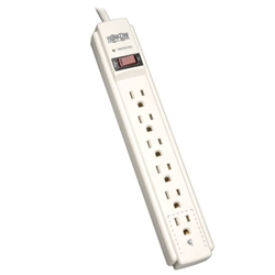 Power Bar with Surge Suppressor 6 Outlet, 4-ft cord, 790 joule strip