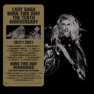 Lady Gaga - BORN THIS WAY THE TENTH ANNIVERSARY 3 LP set VINYL LP