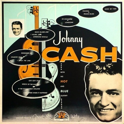 Johnny Cash - With His Hot & Blue Guitar (Blue & Green Vinyl) - VINYL LP