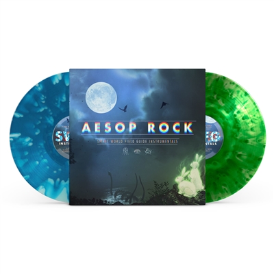 Aesop Rock - Spirit World Field Guide (Instrumental Version) (Portal Green & Blue 2x Vinyl LP) - VINYL LP