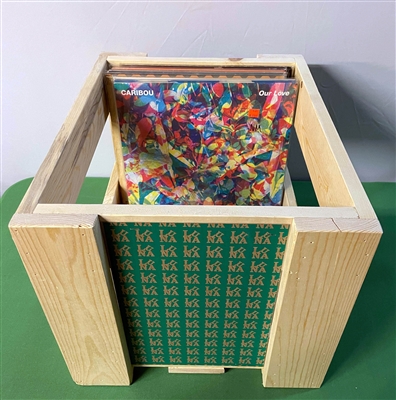 LUNA music Hand-Built LP Wood Crate