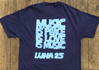 LUNA music 25th Anniversary Short Sleeve Pocket T-Shirt
