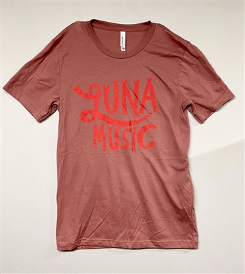 the LUNA music Cursive Logo T-Shirt
