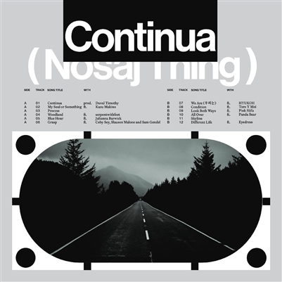Nosaj Thing - Continua (INDIE EXCLUSIVE, CRYSTAL CLEAR VINYL) - VINYL LP