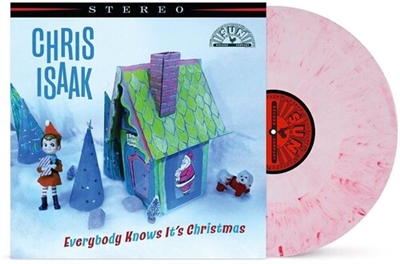 Chris Isaak - Everybody Knows It's Christmas (Candy-Floss Colored Vinyl)) - VINYL LP