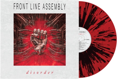 Front Line Assembly - Disorder (Red & Black Splatter) - VINYL LP