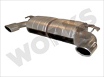 WORKS Exhale Stealth WORKS Performance Muffler - 2008+ EVO X