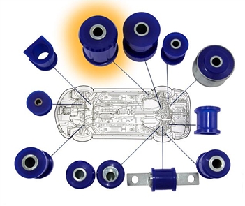 WRP Rear Lower Trailing Arm Bushing - Forward (Pair W/ Grease)