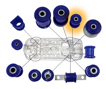 WRP Rear Upper Control Arm Bushing- Inboard Rearward