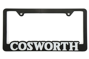 Cosworth License Plate Frame Black