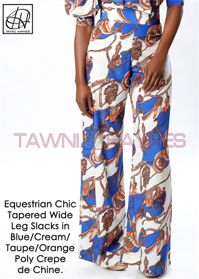 Tawni Haynes Equestrian Chic Tapered Wide Leg