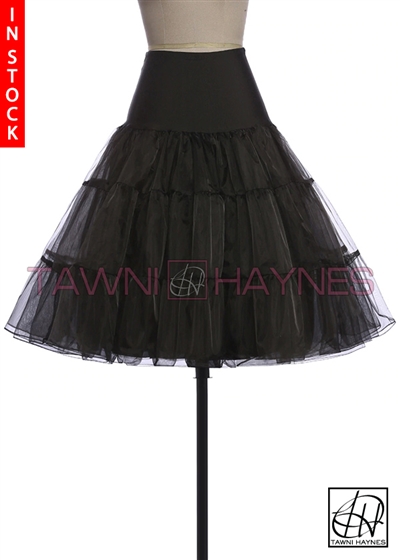 Tawni Haynes In Stock! Black Petticoat