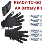 Touchscreen Weightless Battery Heated Glove Liners by ActiVHeat