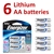 Energizer Ultimate Lithium L91 AA batteries - Bundle of 6 batteries