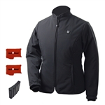 ActiVHeat Women's RECHARGEABLE TurboHeat Insulated Soft-Shell Jacket - Ultimate Bundle